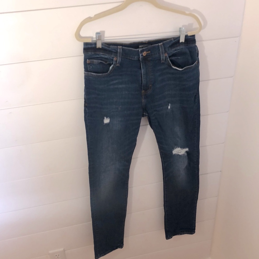 J. Crew Mercantile Men’s jean Slim Flex 32w 32L